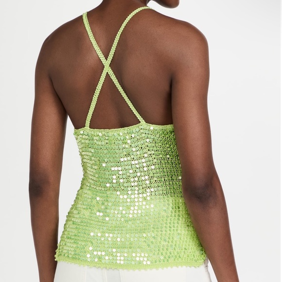 Retrofete Molly Sequin Crotchet Top - Picture 3 of 10